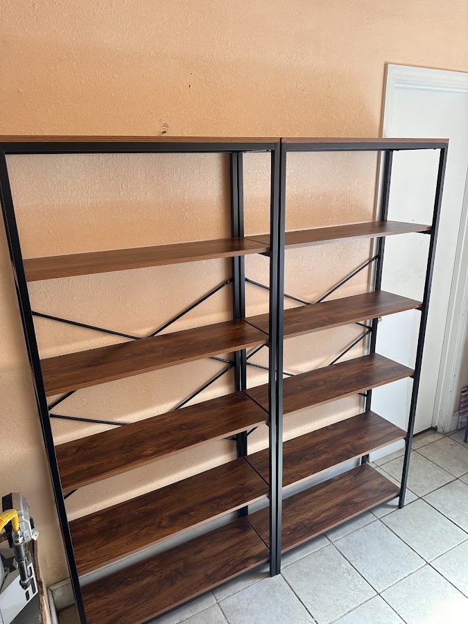 Bookcase assembled by Ramo Handyman